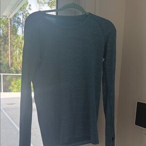 lululemon athletica Blue Long Sleeve Top